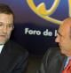 Mariano Rajoy y Emilio Botín, en una imagen de archivo del 11 de noviembre de 2003