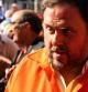 El presidente de ERC, Orio Junqueras, atiende a los medios de comunicación minutos antes de la V de la Diada