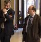 Lucena e Iceta conversan en los pasillos del Parlament