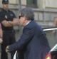 Jordi Pujol Ferrusola, hijo del expresident de la Generalitat de Catalunya, a su llegada a la Audiencia Nacional para declarar ante el juez Pablo Ruz como imputado por blanqueo de capitales y delito contra la Hacienda Pública.
