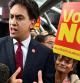 Ed Milliband hace campaña en Edimburgo por el 'no' a la independencia de Escocia.