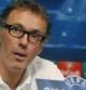 Laurent Blanc durante la rueda de prensa previa al encuentro ante el Barça