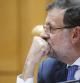 Mariano Rajoy, durante un pleno del Senado