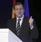 El presidente del Gobierno, Mariano Rajoy, durante su intervención hoy en la inauguración, en Madrid, de la XXV Asamblea Plenaria del Consejo Empresarial de América Latina (CEAL), organización formada por los más importantes empresarios privados de Latinoamérica.