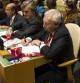 Fotografía facilitada por el Ministerio de Asuntos Exteriores del ministro, José Manuel García-Margallo, durante la Asamblea General de Naciones Unidas
