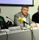 Los economistas Francesc Granell y Ferran Brunet y el vicepresidente de Societat Civil Catalana, en la rueda de prensa de presentación del estudio sobre los efectos económicos de la independencia de Catalunya.