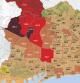 Mapa de los niveles de renta en 2012 en los barrios de Barcelona
