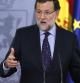 El presidente del Gobierno español, Mariano Rajoy, durante la rueda de prensa que ha ofrecido hoy junto a la presidenta de Chile, Michelle Bachelet