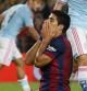 Luis Suarez se lamenta tras fallar la última ocasión del partido ante el Celta