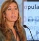 Alícia Sánchez-Camacho, presidenta del PPC, en la sede de su formación