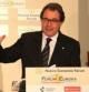 Artur Mas, durante su intervención en el almuerzao de Nueva Economía Fórum.