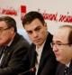 El líder del PSOE, Pedro Sánchez, en la Ejecutiva del PSC.