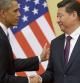 El presidente de EE.UU., Barack Obama, junto a Xi Jinping, presidente de China, tras anunciar un acuerdo para frenar el cambio climático