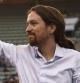 El líder de Podemos, Pablo Iglesias, durante la Asamblea Ciudadana 'Sí Se Puede'