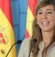 La presidenta del PPC, Alícia Sánchez-Camacho, en rueda de prensa en la sede de su formacióm
