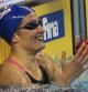 Mireia Belmonte celebra una de sus victorias en los Mundiales de natación de piscina corta