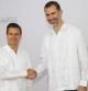 Encuentro del Rey y el Presidente de México, Enrique Peña Nieto, en Veracruz