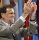 El presidente del Gobierno y del PP, Mariano Rajoy, durante su intervención en un acto celebrado en la localidad segoviana de La Granja de San Ildefonso.