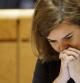 La vicepresidenta Soraya Sáenz de Santamaría, durante un pleno en el Senado