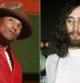 Pharrell Williams y John Lennon, dos de los artistas cuya música se pretende que sea retirada de Youtube