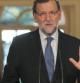 El presidente del Gobierno, Mariano Rajoy, durante la rueda de prensa ofrecida en el Palacio de la Moncloa