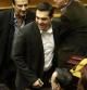 Alexis Tsipras, en el Parlamento griego tras la convocatoria electoral.