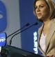 La Secreatria General del Partido Popular, María Dolores de Cospedal, durante la rueda de prensa posterior al Comité Ejecutivo Nacional del partido