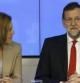 El presidente del Gobierno, Mariano Rajoy, presidió la primera reunión del año del Comité Ejecutivo del PP, que arranca este curso electoral con la incertidumbre que marcan las encuestas y la intención de trabajar frente al ascenso de fuerzas como Podemos. A su lado, la secretaria general del partido, María Dolores de Cospedal.