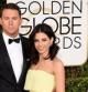 Channing Tatum y Jenna Dewan-Tatum en la 72 edición de los Globos de Oro