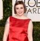 Lena Dunham en la 72 edición de los Globos de Oro
