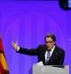 El presidente de la Generalitat, ArturMas, durante su comparecencia ante los medios de comunicación para hacer balance de los dos años de legislatura
