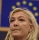 Marine Le Pen, en Estrasburgo.