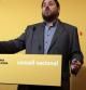 El presidente de ERC, Oriol Junqueras, durante su intervención en el Consell Nacional de su partido