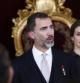 El Rey Felipe VI junto a la reina Letizia, en la recepción al Cuerpo Diplomático en España.
