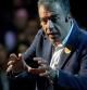 Stavros Theodorakis, líder de To Potami, en su acto central de campaña