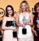 Las actrices de 'Downton abbey' recogieron el 'actor' a Mejor reparto de drama.
