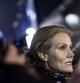 Helle Thorning-Schmidt en el lugar del ataque en Copenhague