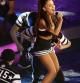 Ariana Grande en el show de la NBA All Star