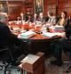Francisco Pérez de los Cobos preside una reunión del pleno del Tribunal Constitucional