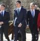 Pedro Sánchez flanqueado por Zapatero, Valls y otros líderes socialdemócratas europeos en el retiro