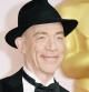 El actor J.K. Simmons en la alfombra roja de los Oscar 2015
