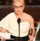 Patricia Arquette con su Oscar a la mejor actriz de reparto