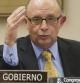 El ministro Cristóbal Montoro en una comparecencia en el Congreso en 2013 sobre el fraude fiscal