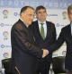 Tebas junto al director de la Policía Nacional, Cosidó