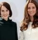 Kate Middleton con Michelle Dockery, que interpreta a Lady Mary en 'Downton abbey'.