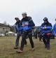 Un equipo de los servicios de rescate, en la base de Seyne-les-Alpes