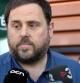 Oriol Junqueras atiende a los medios en el Mercat del Ram de Vic