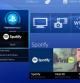 Captura de pantalla de la aplicación de Spotify en la PlayStation