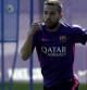Jordi Alba, entrenando