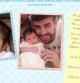 Fotos de Sasha y Gerard Piqué en la página de inicio del baby shower mundial